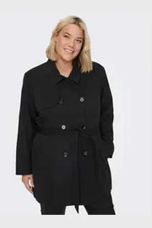 ONLY Trenchcoat CARVALERIE TRENCHCOAT OTW schwarz S (42/44)