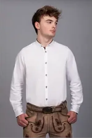 Edelnice Trachtenhemd rot weiß 3XL