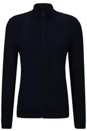 HUGO BOSS ORANGE Strickjacke blau XL