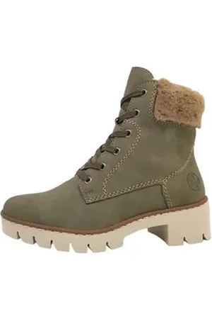 Rieker Stiefel Schnürstiefelette grün 39 EU