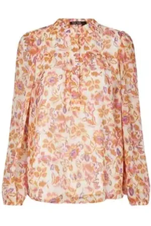 Marc Aurel Klassische Bluse orange 34