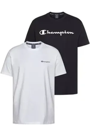 Champion T-Shirt (Packung, 2er-Pack) schwarz XS (44)
