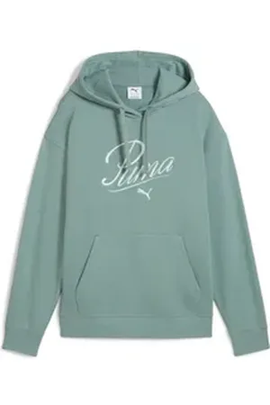 PUMA 2-in-1-Pullover Script Comfort Hoodie Pullover grün XL