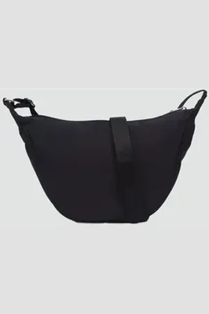 QS by s.Oliver Tragetasche Halbmondtasche aus Twill schwarz