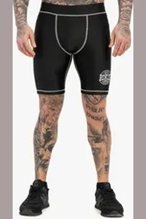 Benlee Rocky Marciano Trainingsanzug Bossburn Funktionsshorts schmale Passform schwarz L