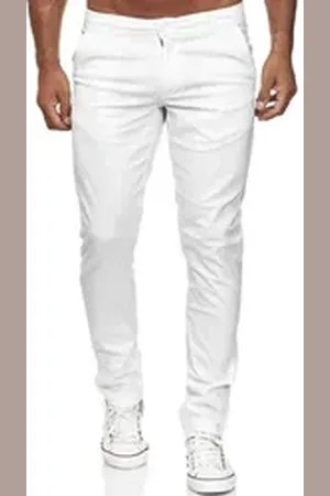 Tazzio Chinohose 19530 Stretch mit Elasthan weiß 36