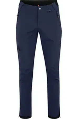 Bergson Outdoorhose KALLE COMFORT (slim) Herren Softshellhose, winddicht, strapazierfähig, Kurzgrößen, peacoat blau kurz | 27