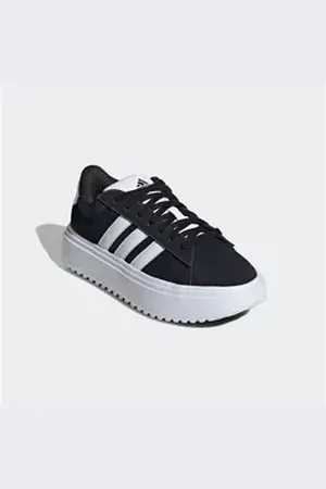 adidas Sportswear GRAND COURT PLATFORM Sneaker Design auf den Spuren des Superstar schwarz 40 2/3 EU