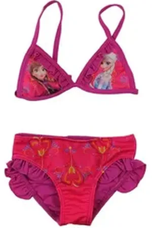Disney Frozen Triangel-Bikini Die Eiskönigin Bikini Anna und Elsa lila|rot 110