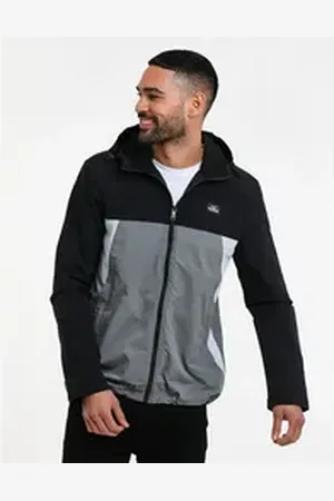 Threadbare Outdoorjacke THBRadio (1-St) mit Kapuze schwarz M