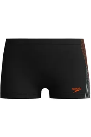 Speedo Badehose orange|schwarz 116 (110)