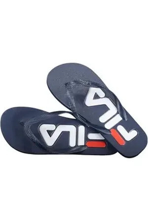 Fila Badeschuh Damen Pantoffel Blau - Stilvolle Flip-Flops mit 44 EU