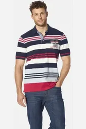 BABISTA Poloshirt POTORONTI mit mehrfarbigen Streifen blau 3XL (64/66)