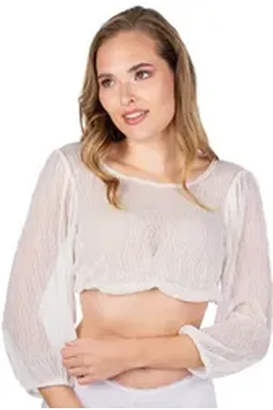SPIETH & WENSKY Dirndlbluse Dirndlbluse - FRANZI - weiß weiß 34