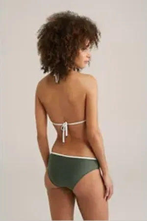 WE Fashion Bügel-Bikini-Top grün 40