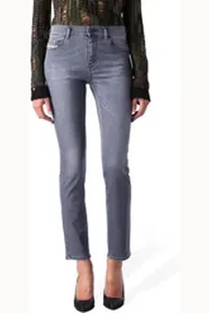 Diesel Straight-Jeans Sandy 0844I Stretch Damen Jeans Hose Slim Straight blau W25