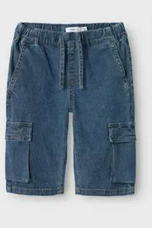 NAME IT Jogg-Jeansbermudas NMMBEN JOGGER DNM KNICKERS 2230-LI H blau 92