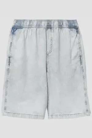 QS by s.Oliver Jeansshorts Bermuda-Jeans / Loose Fit / Low Rise / Wide Leg blau 134/140