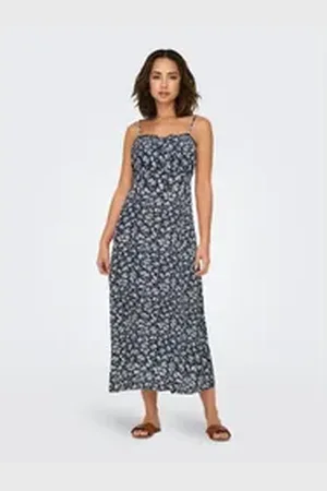 ONLY Midikleid ONLNELLY LIFE ALEXA MIDI DRESS NOOS PTM blau XS (34)