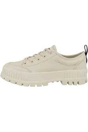 Palladium Pallashock Lo Org 2 Unisex Erwachsene, Damen Sneaker weiß 45 EU