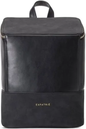 Expatrié Cityrucksack MALOU Rucksack Damen, Tagesrucksack, Elegantes Design, Verstecktes Seitenfach schwarz