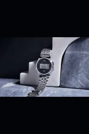 Casio Chronograph Herrenarmbanduhr A171WE-1AEF silberfarben