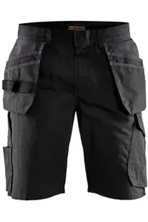 BLAKLADER BLÅKLADER Arbeitsshorts Service Shorts mit Nageltaschen (1-tlg) grün|schwarz 54