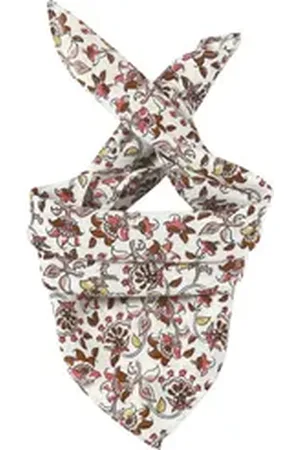 Vertbaudet Halstuch Mädchen Baby Halstuch mit Blumen weiß