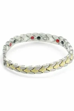 Eyecatcher Armkette Magnet Kettenarmband in Silber Gold. Kettenglieder (kein Set) silberfarben