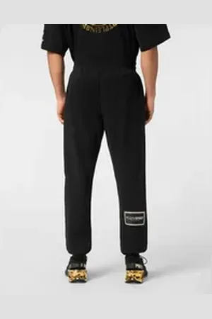 Philipp Plein Jogginghose Loose Trousers Label schwarz XS