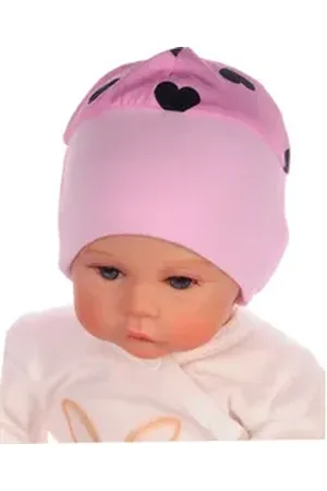 La Bortini Erstlingsmütze Baby Mütze Haube Mützchen für Neugeborene neutral bunt aus Baumwolle, elastisch, neutral, 34 35 36 37 38 39 40 41 rosa 37-40cm KU
