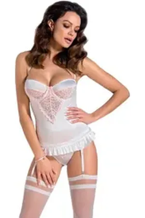 Casmir Corsage CA Nikita corset white - (L/XL,S/M) weiß S/M