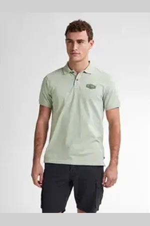 Petrol Industries Poloshirt Klassisches Poloshirt Sunset grün S