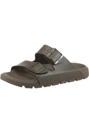 HUGO BOSS Surfley_Sand Badepantolette Sommerschuh, Hausschuh, Schlappen mit Schnallenverschlüsse grün 45 EU