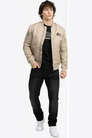 Lonsdale London Kurzjacke Tern Hill Jacke Schmale Passform braun L