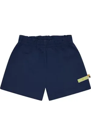 loud + proud Shorts einfarbig Biobaumwolle blau 62/68