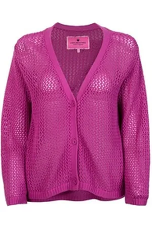 Lieblingsstück Strickjacke Cardigan EduadaL lila 46