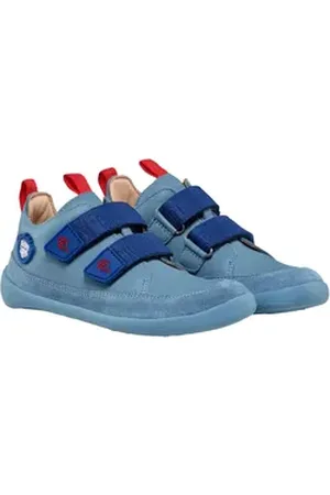 Affenzahn Halbschuh Leder Buddy Hai Schnürschuh Halbschuh Leder Buddy Hai blau 29