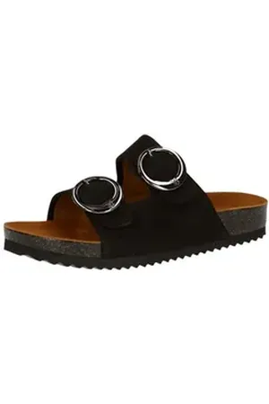 Caprice Pantoletten Nubukleder Pantolette schwarz 39 EU