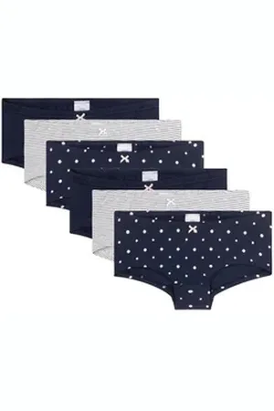 Sanetta Panty Mädchen Panty 6er Pack Baumwolle (Packung, 6er Pack) blau|bunt 152