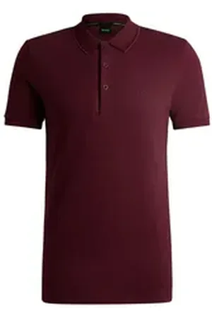 HUGO BOSS Poloshirt Paule 4 (1-tlg) rot M