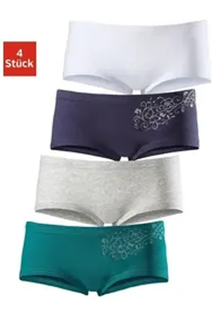 Petite Fleur Panty (Packung, 4-St) mit Glitzerdruck bunt|grau 158/164
