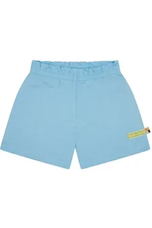 loud + proud Shorts einfarbig Biobaumwolle blau 86/92