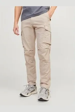 JACK & JONES Cargohose JPSTACE JJTUCKER CARGO AMA NOOS grau 31