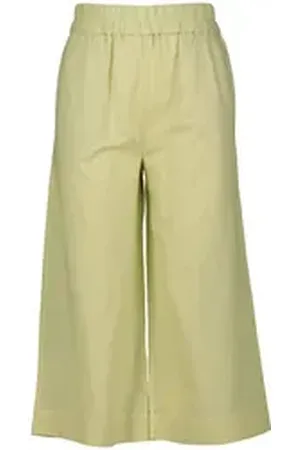 Kate Storm Culotte Damen Culotte aus Leinen und Baumwolle (1-tlg) gelb L