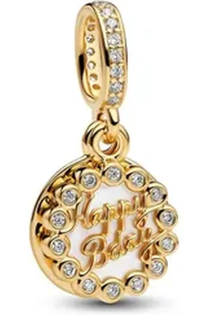 PANDORA Charm-Einhänger Moments Charm-Anhänger Happy Birthday-Torte, IP Gold goldfarben