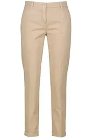 Cambio Chinohose Damen Chinohose STELLA (1-tlg) braun 38/28