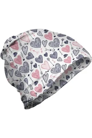Abakuhaus Beanie Wandern im Freien Pfeil Doodle Stil Herz-Pfeile rosa|blau|grau