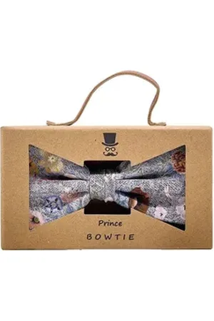 Seidenfalter Prince Bowtie Fliege grau