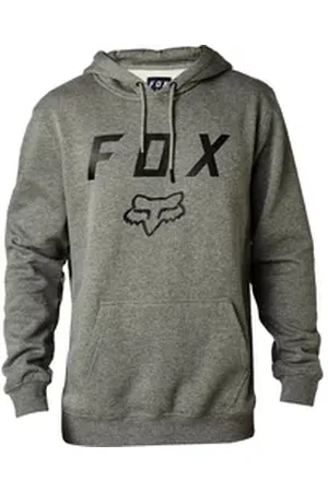 Fox Kapuzenpullover grau